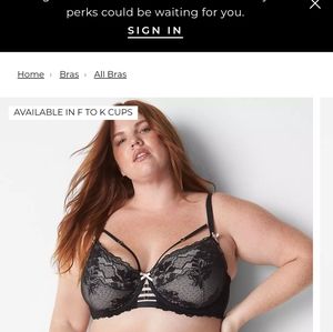Cacique Unlined Curvy Balconette Bra